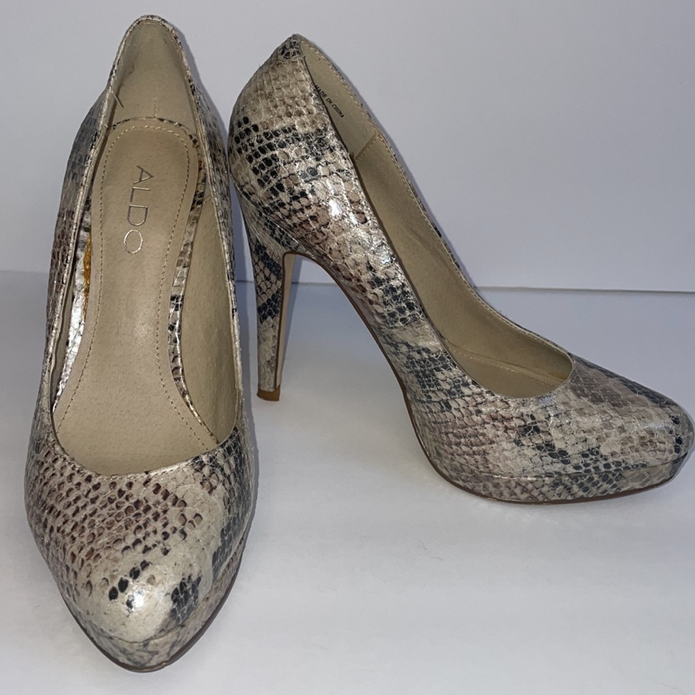 ALDO snakeskin heel pumps in Women’s EU size 36/US 6 - Picture 7 of 13